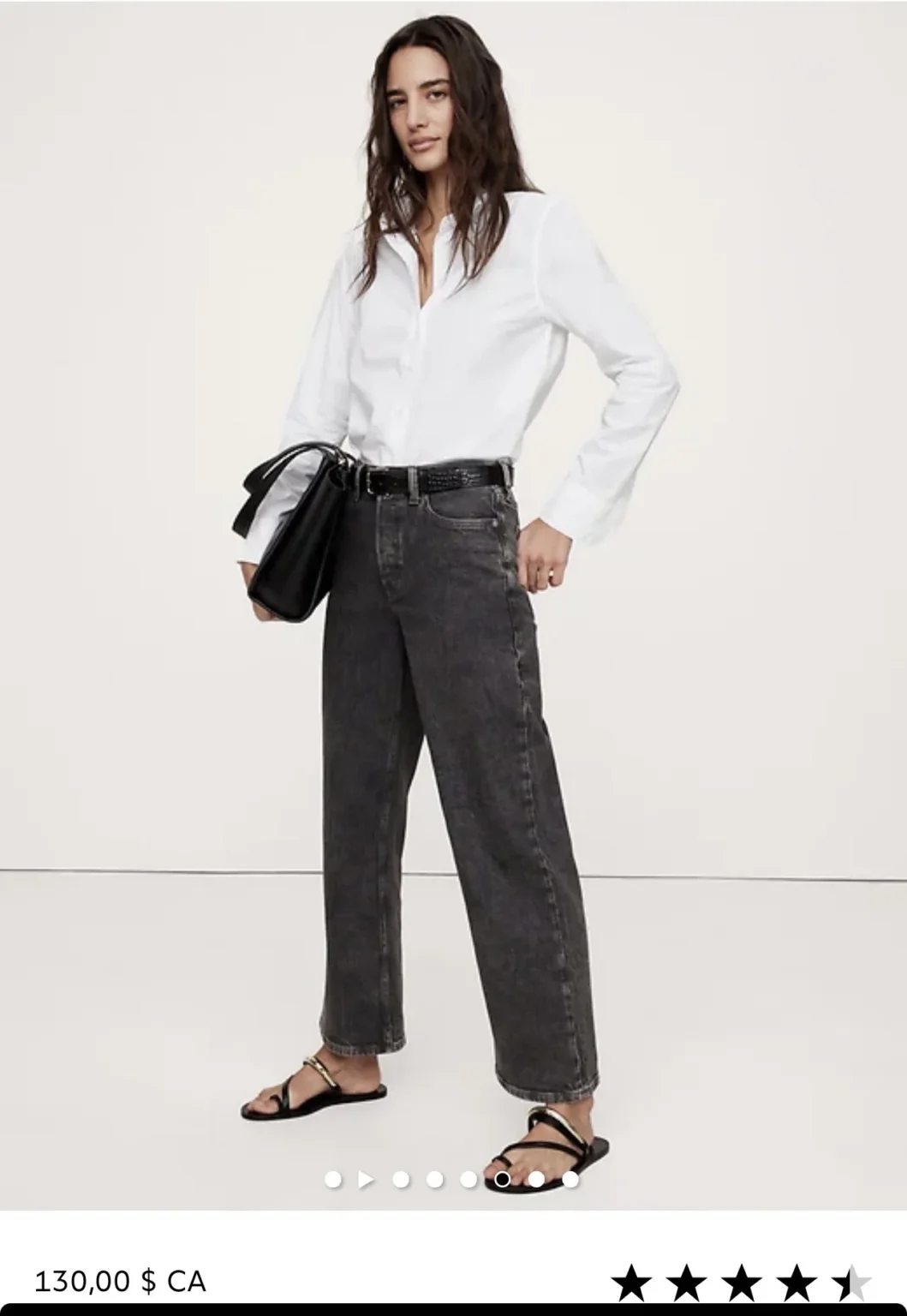 Image for ✨ Banana Republic white shirt S