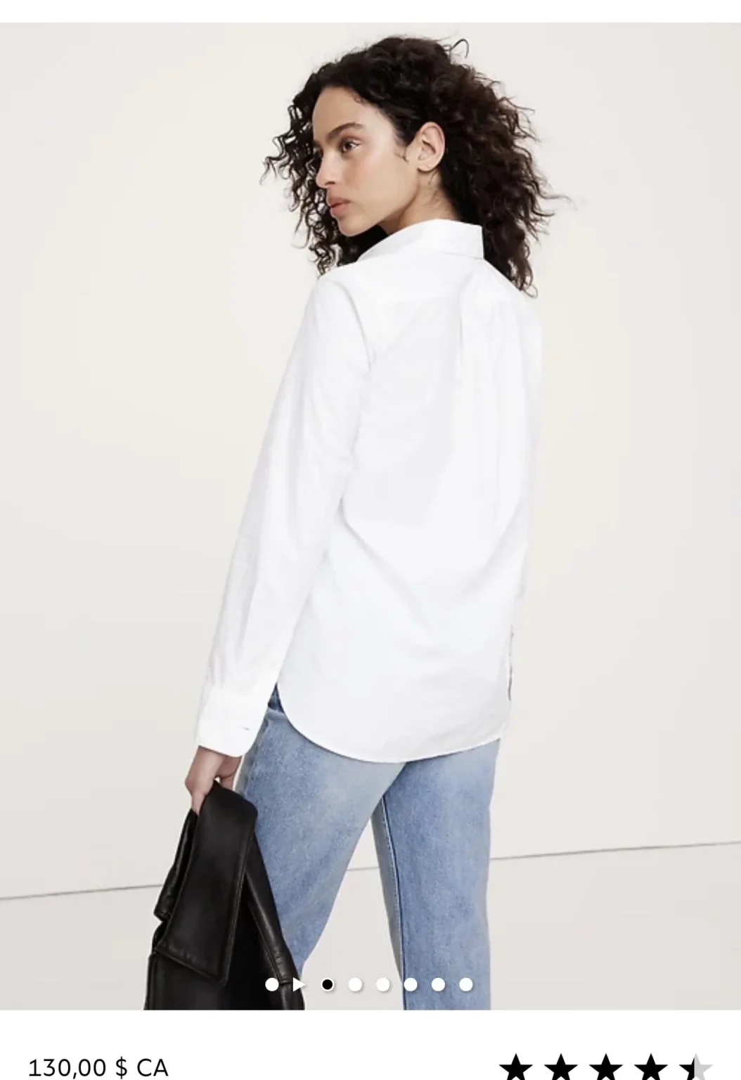 Image for ✨ Banana Republic white shirt S