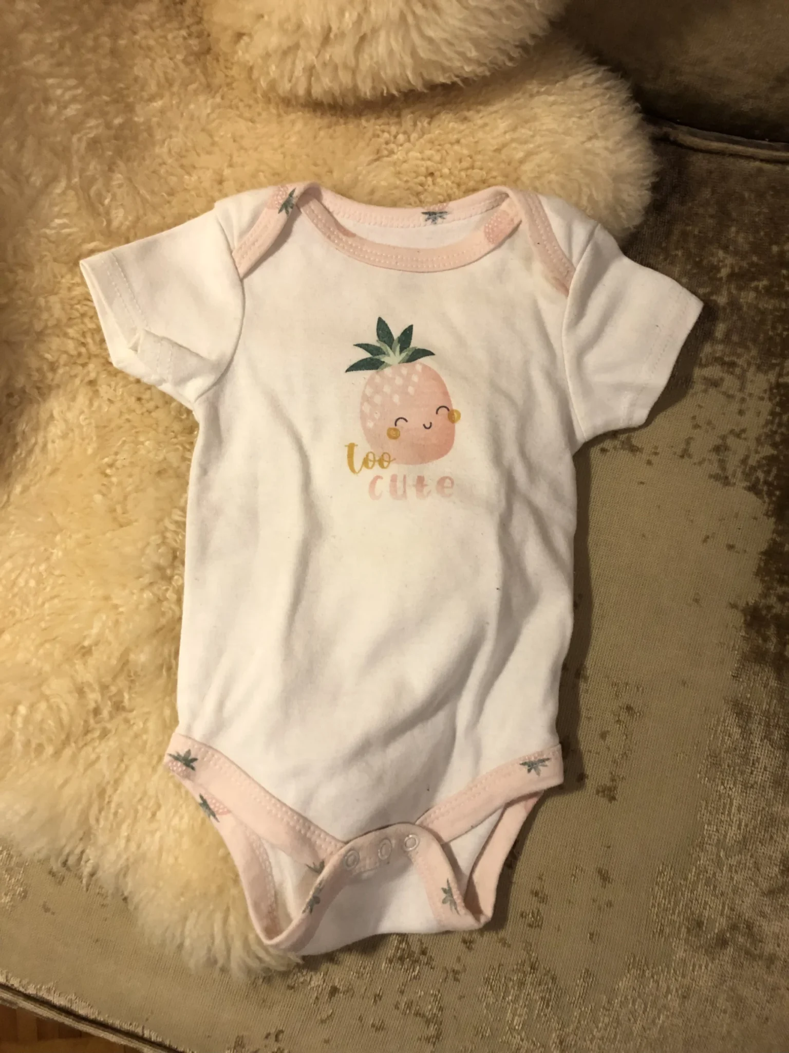 Image for Cache couche ananas 3 mois