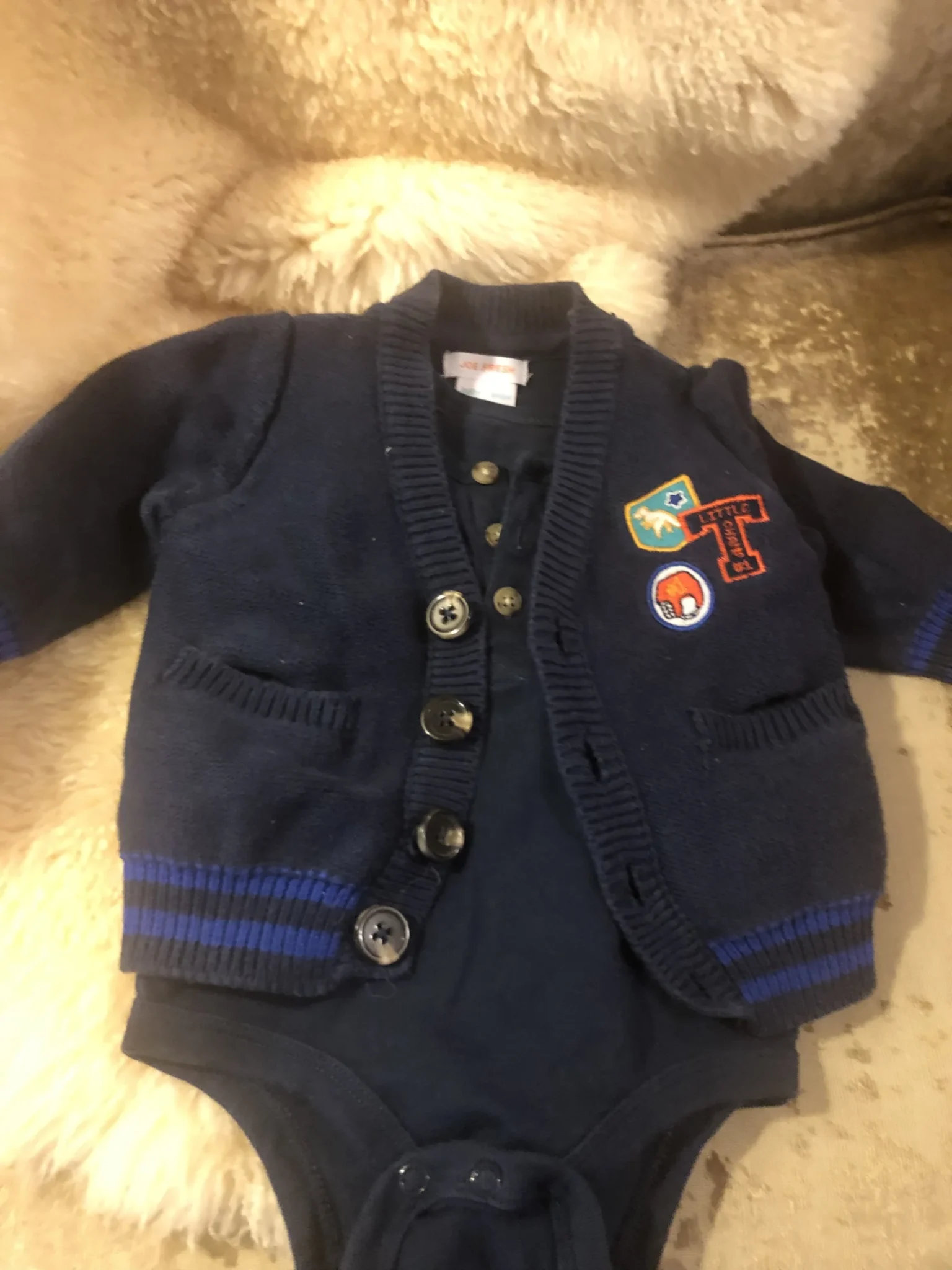 Image for Veste marine 3 - 6 mois bébé unisexe