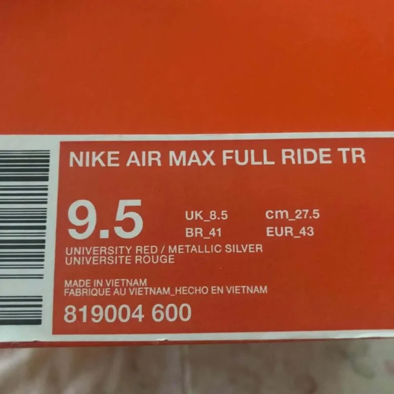 Image for NIKE Air Max Full Ride TR 9.5
