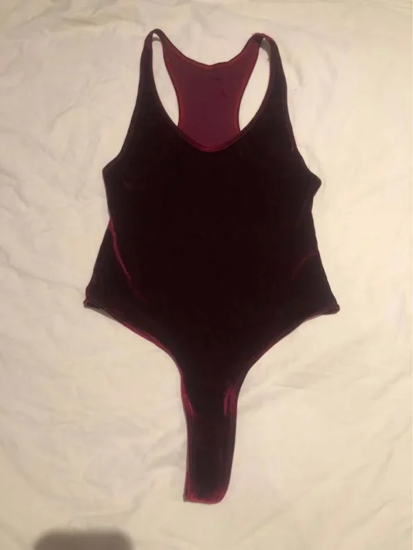 Featured image for Body suit en velour Amerian Apparel taille M
