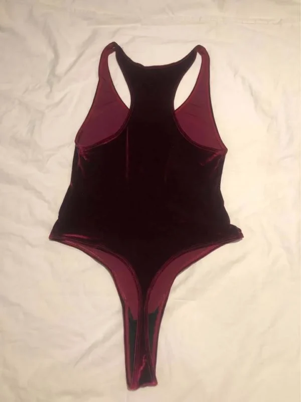 Image for Body suit en velour Amerian Apparel taille M