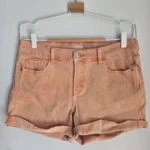 Featured thumbnail for Old Navy faded coral-orange denim shorts