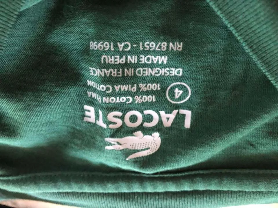 Image for LACOSTE long sleeve jumper size 4
