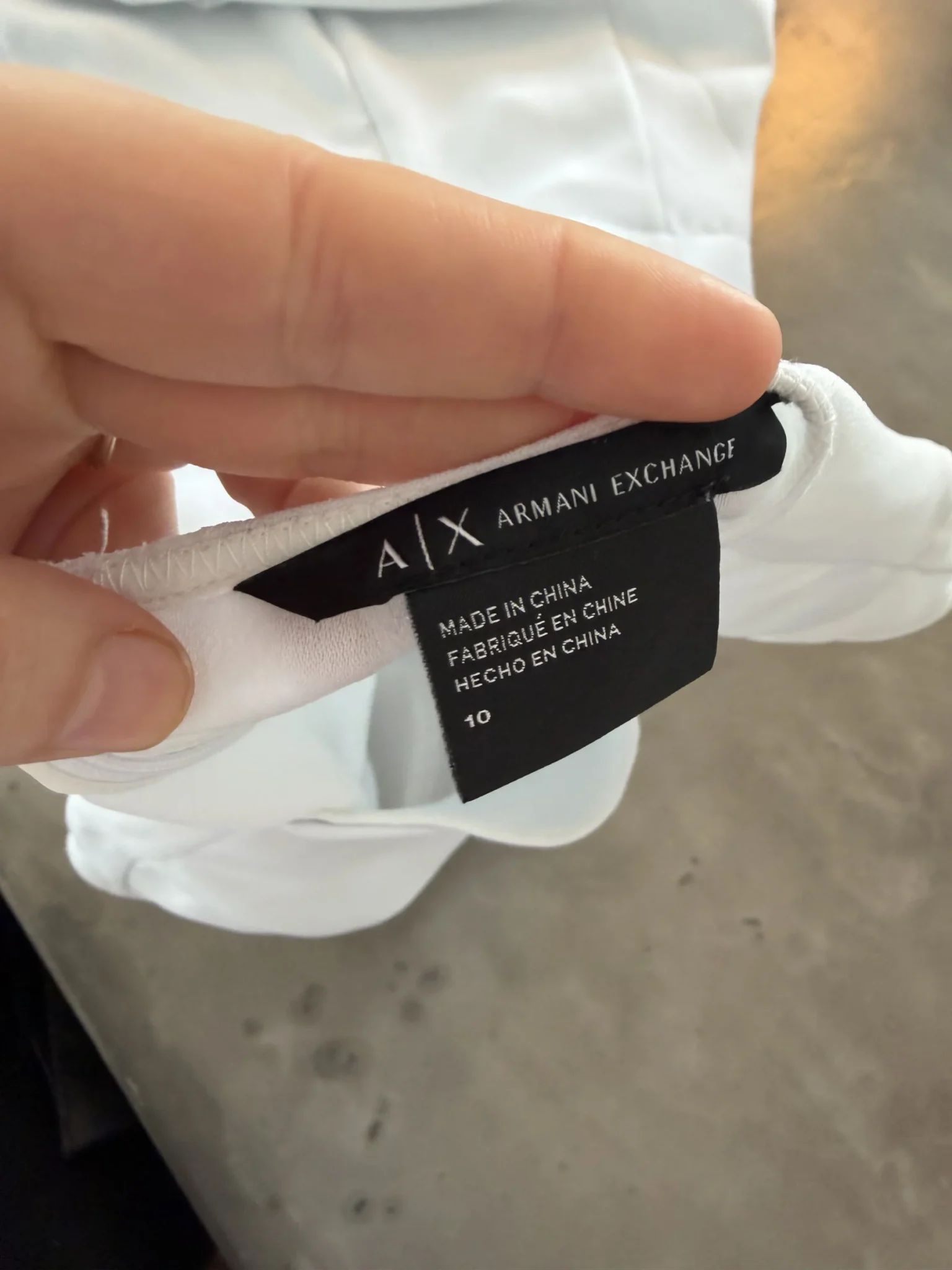 Image for Robe Armani Exchange grandeur 10