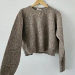 Thumbnail for BAISSE DE PRIX* Pull en maille avec laine beige/tan