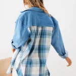 Featured thumbnail for AEO denim and cotton shirt