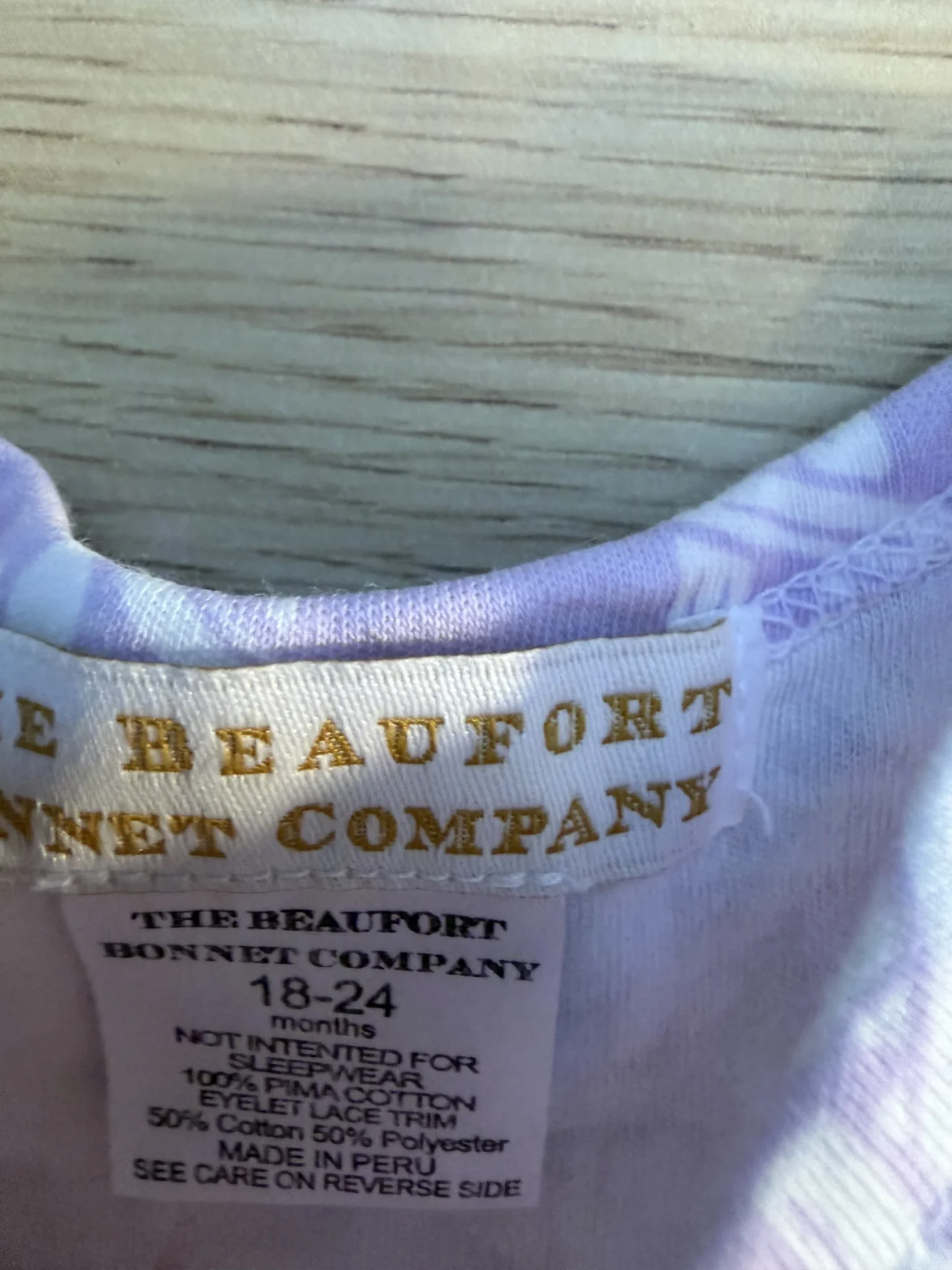 Image for Cache-Couche Bonnet Beaufort Co 18-24M