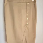 Featured thumbnail for Straight skirt with gold buttons Etcetera
