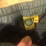 Thumbnail for Jeans bleu bébé unisexe ceinture amovible, 6 mois