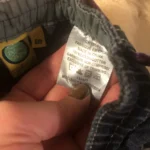 Thumbnail for Jeans bleu bébé unisexe ceinture amovible, 6 mois