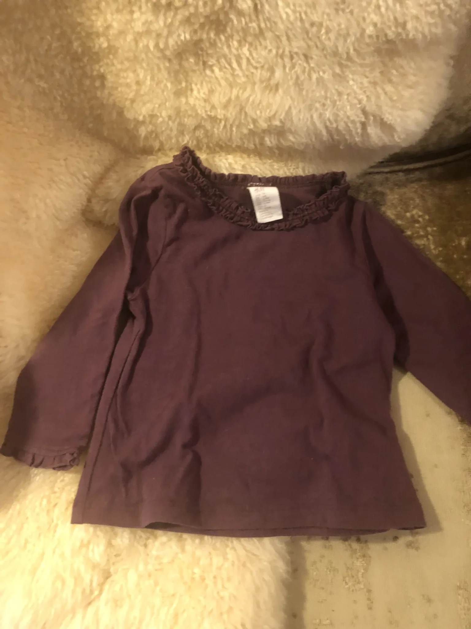 Featured image for Chandail manches longues coton extensible 6-9 fais petit