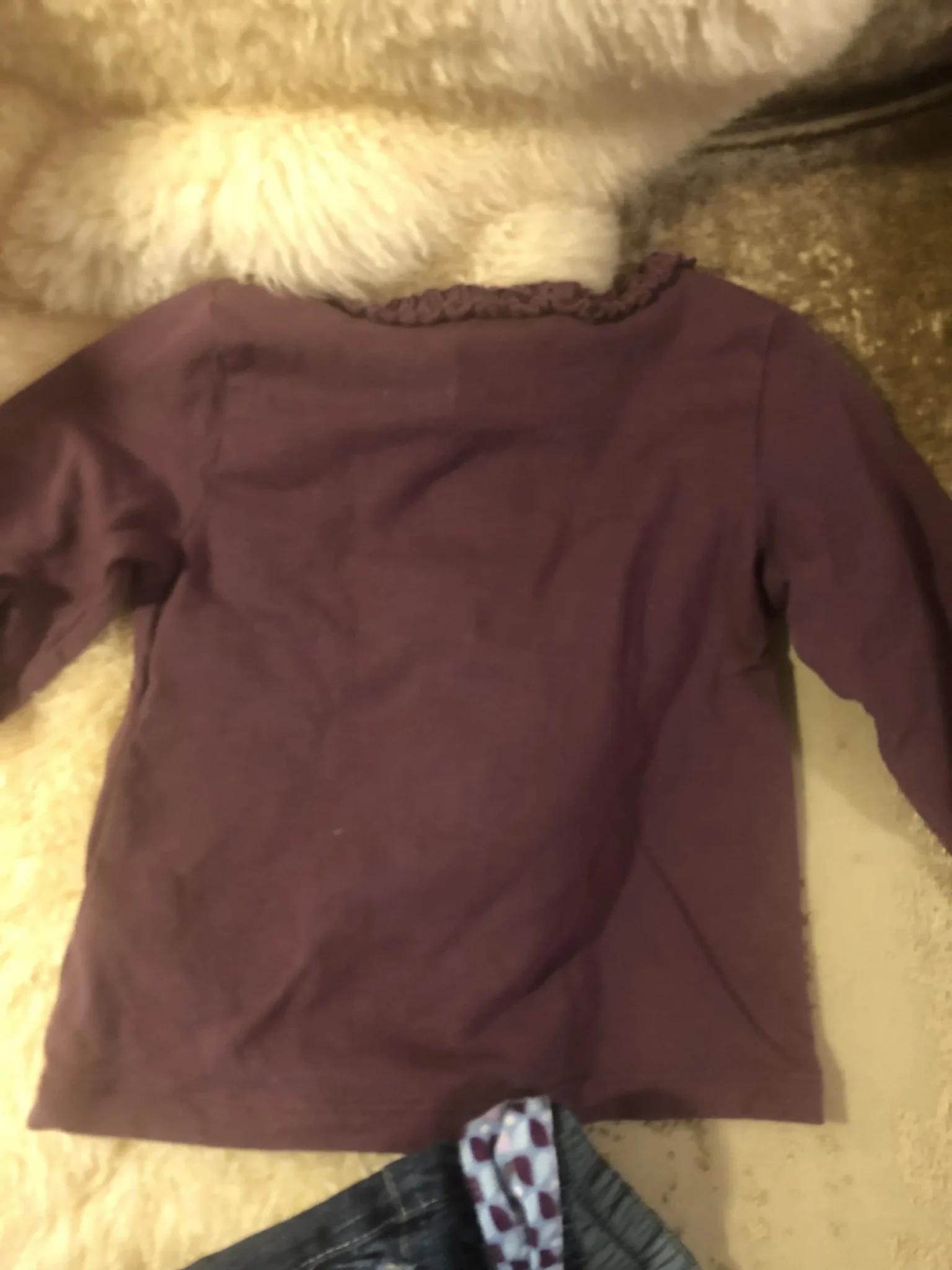 Image for Chandail manches longues coton extensible 6-9 fais petit