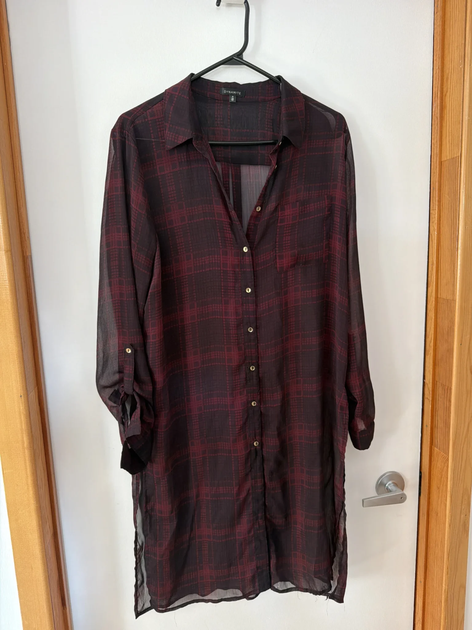 Featured image for Dynamite check long shirt