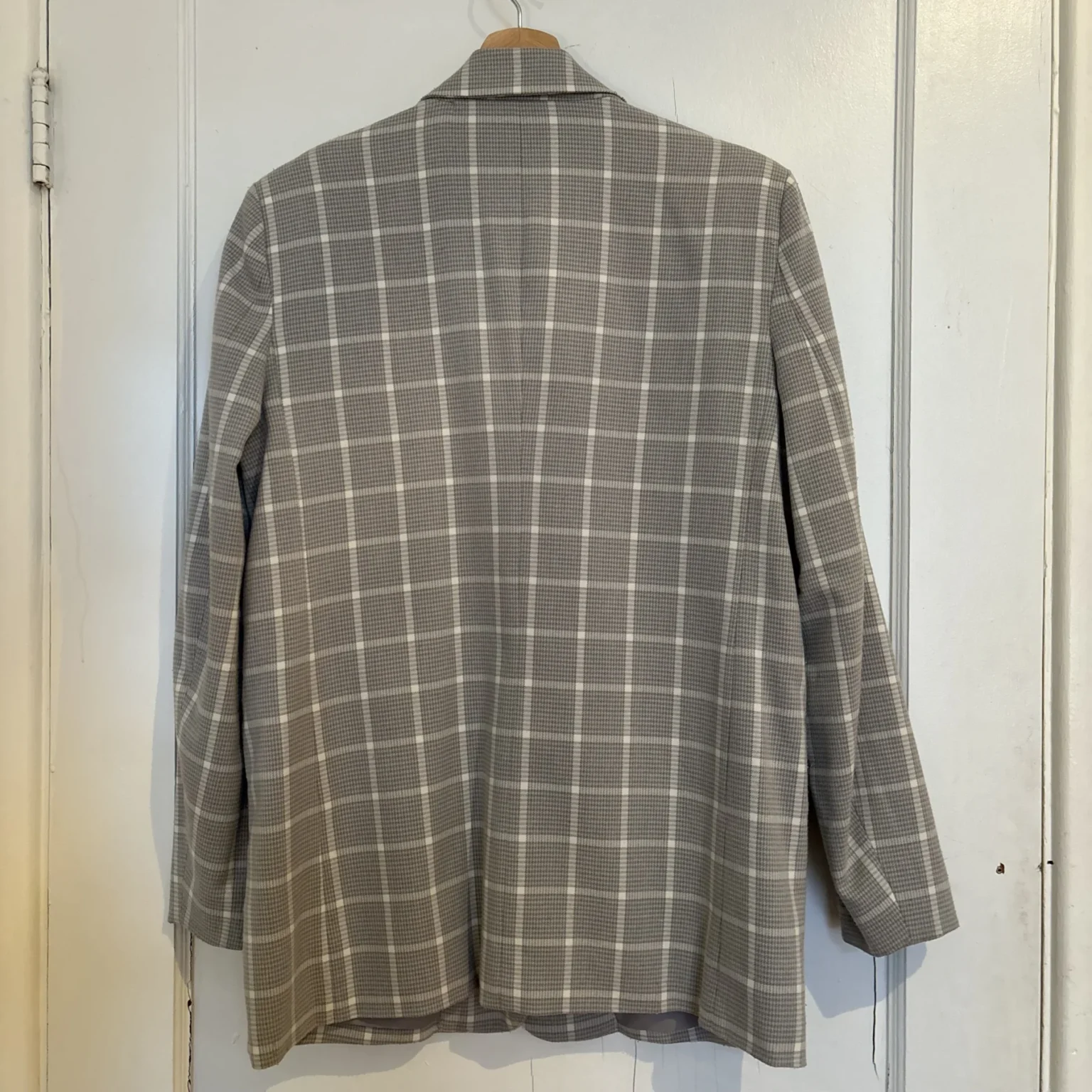 Image for Blazer oversize à carreaux pour femmes