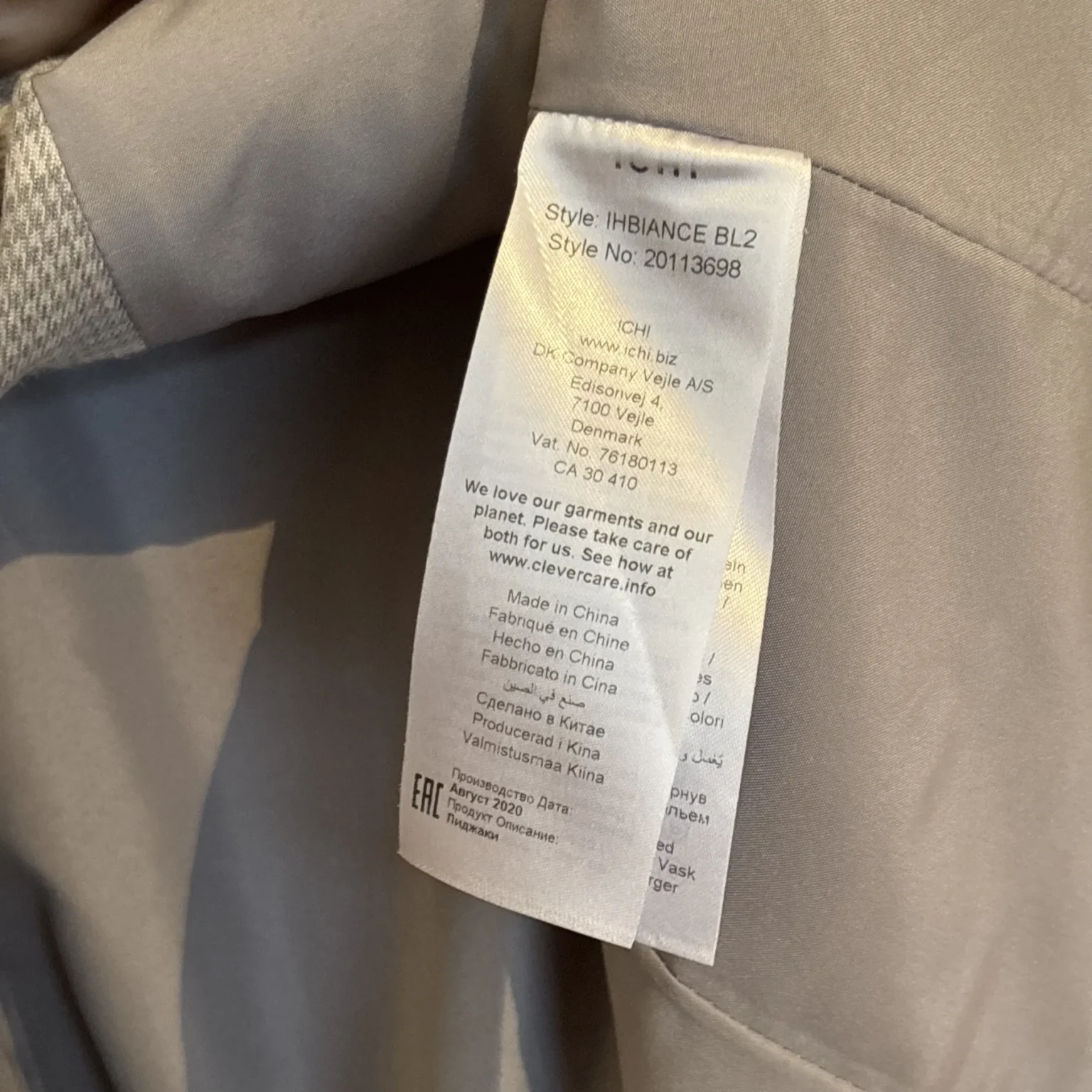 Image for Blazer oversize à carreaux pour femmes