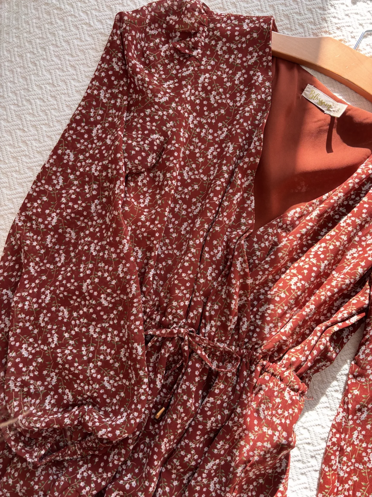 Image for Floral wrap dress!