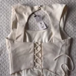 Thumbnail for Corset-style top with lace-up back