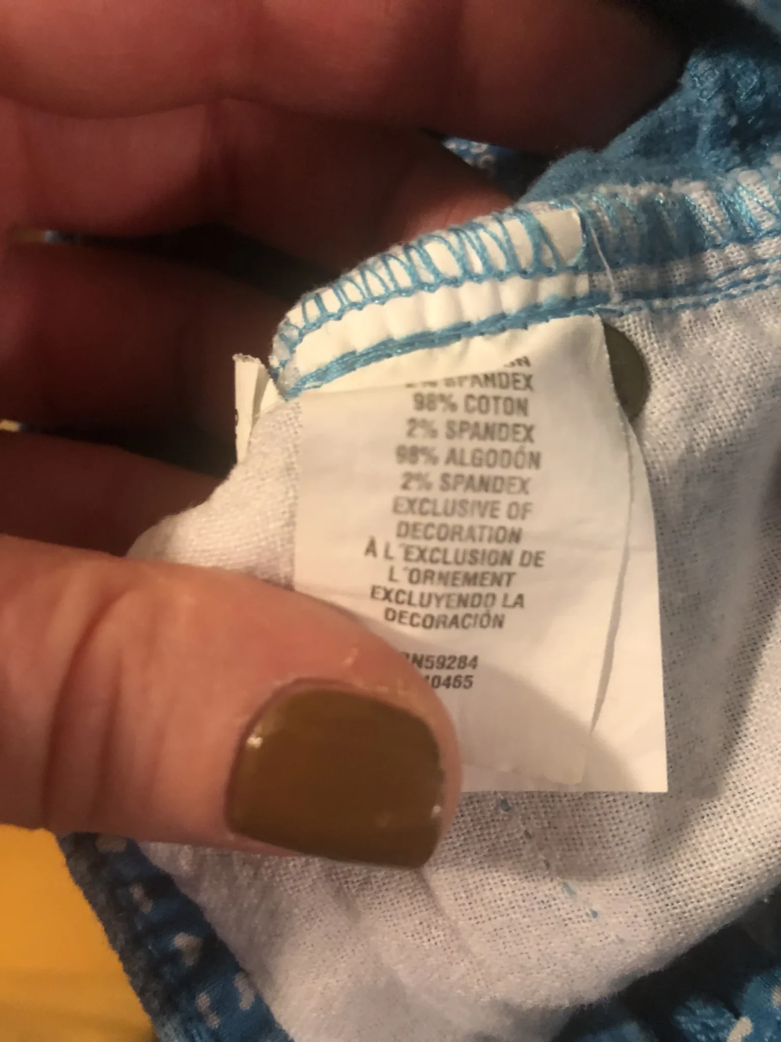 Image for Corduroy trousers 6-9 small