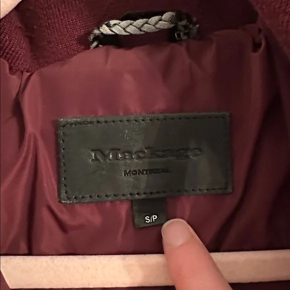 Image for Manteau d'hiver bourgogne Mackage