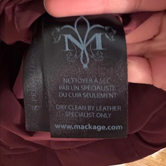 Image for Manteau d'hiver bourgogne Mackage