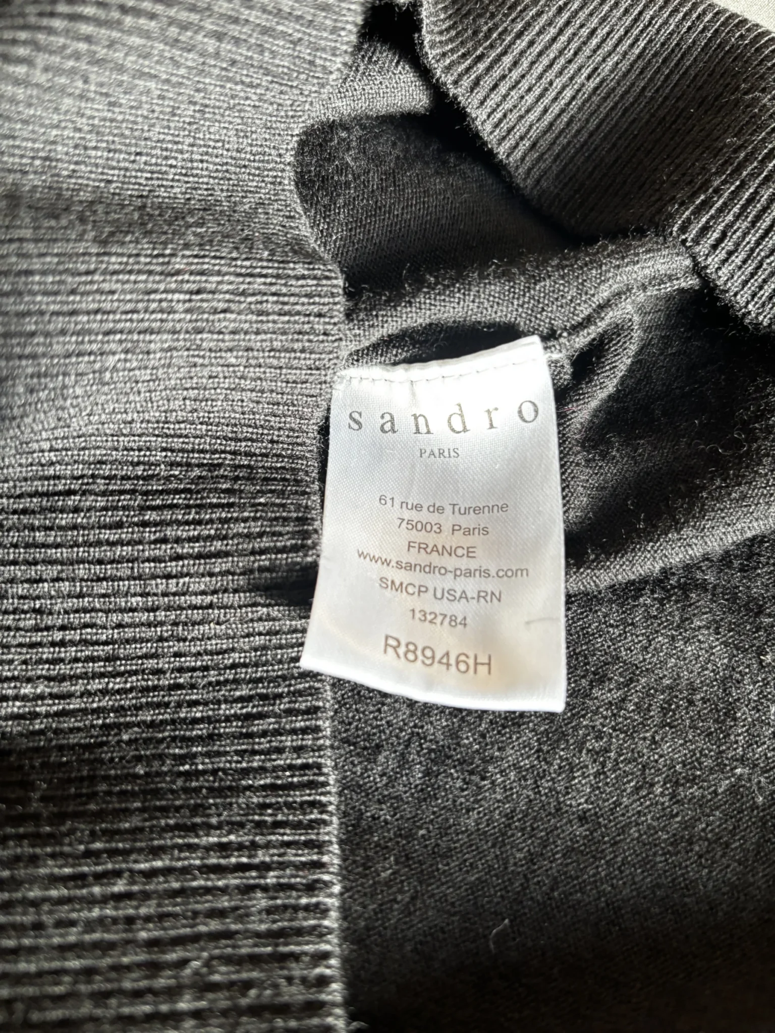 Image for ♥️Robe 100% merinos SANDRO