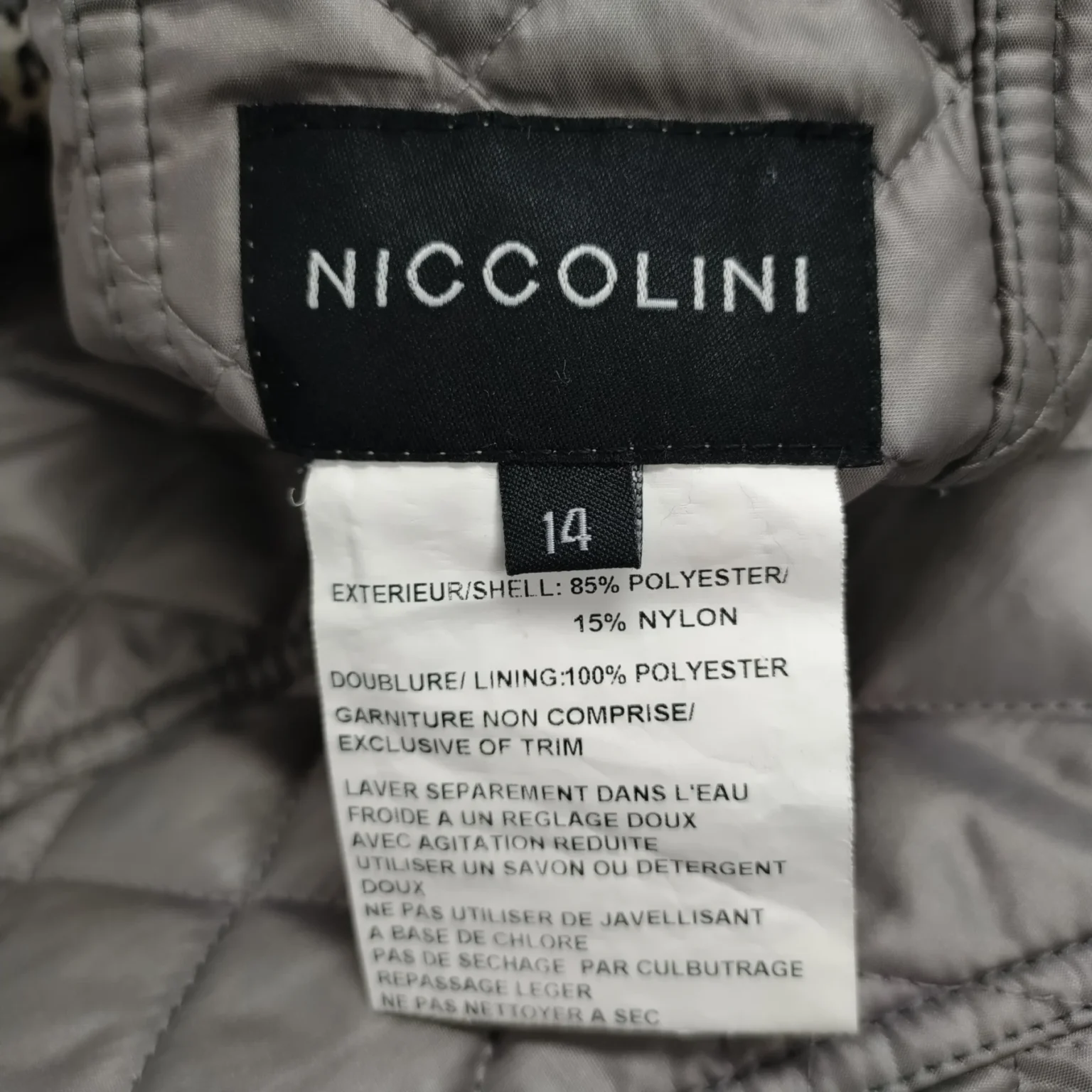 Image for Quilted spring coat