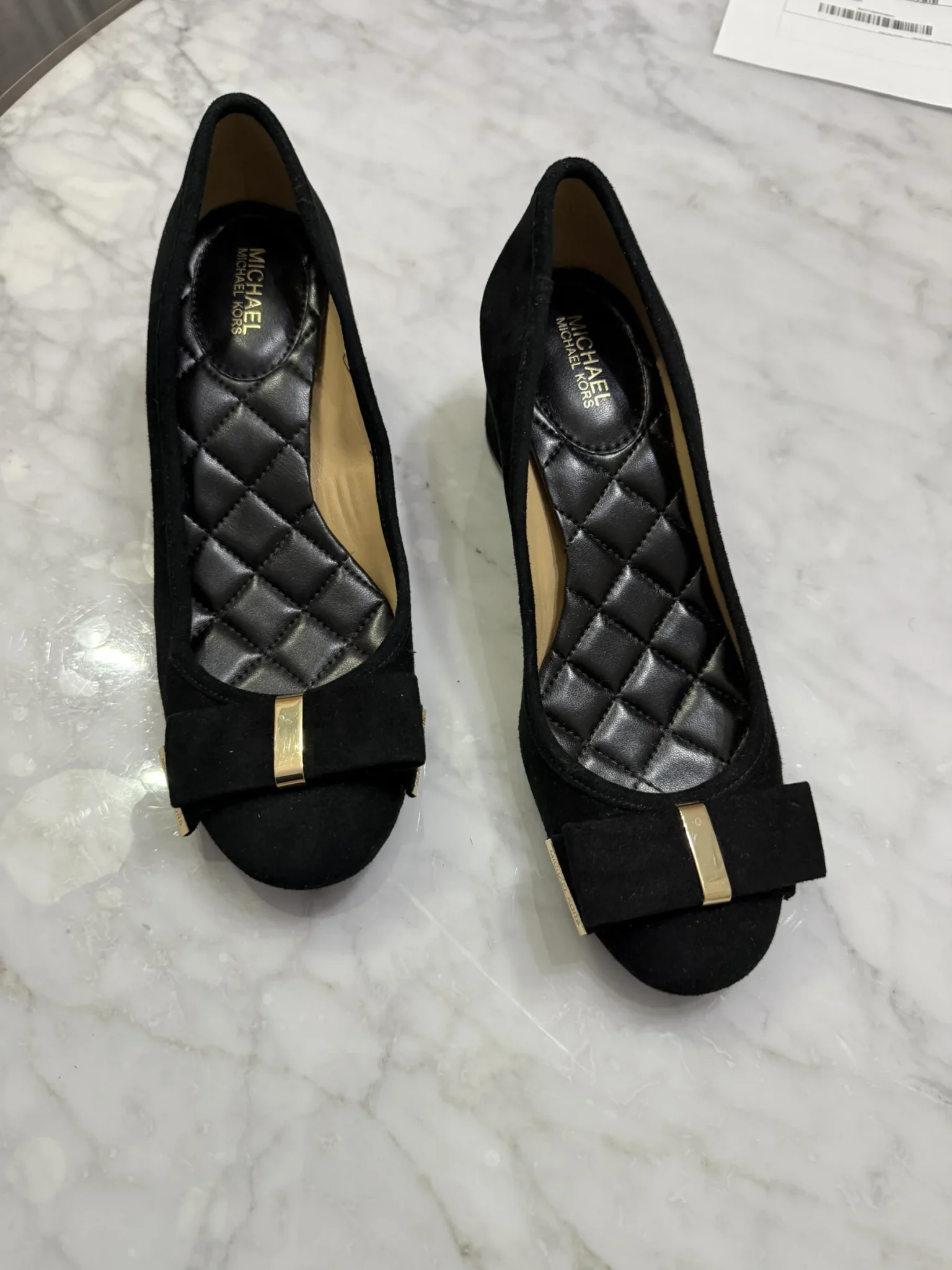 Image for MK shoe in black suede - size 5.5