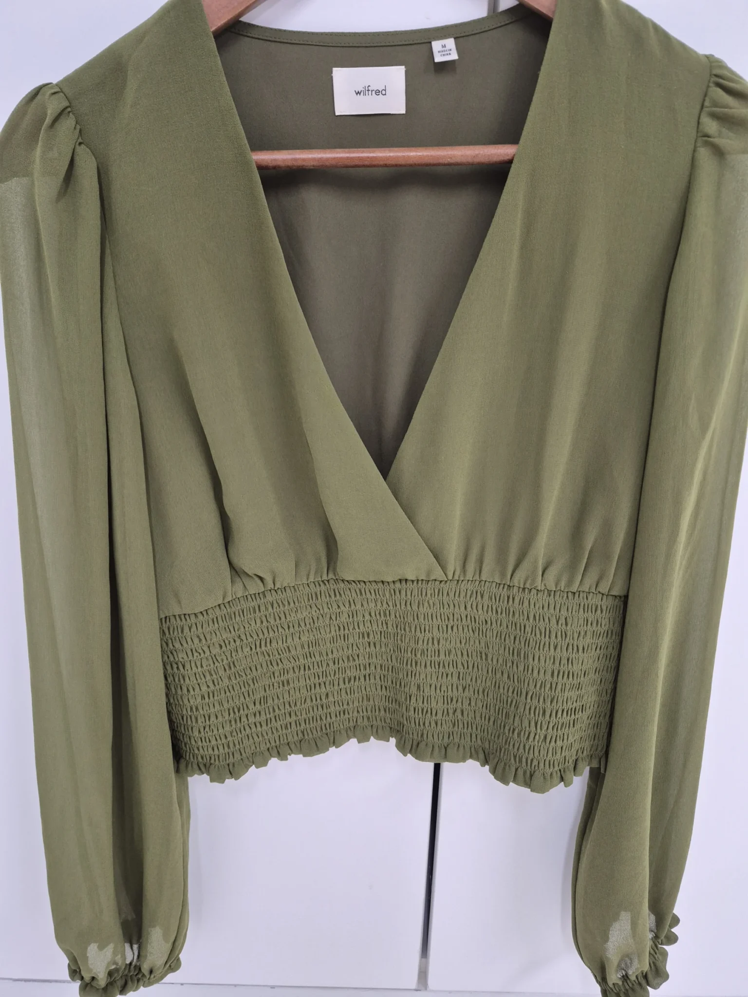 Image for Blouse Aritzia Wilfred Wistful
