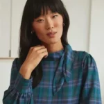Featured thumbnail for Forest green blouse