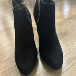 Featured thumbnail for Micheal Kors black suede ankle boot - New