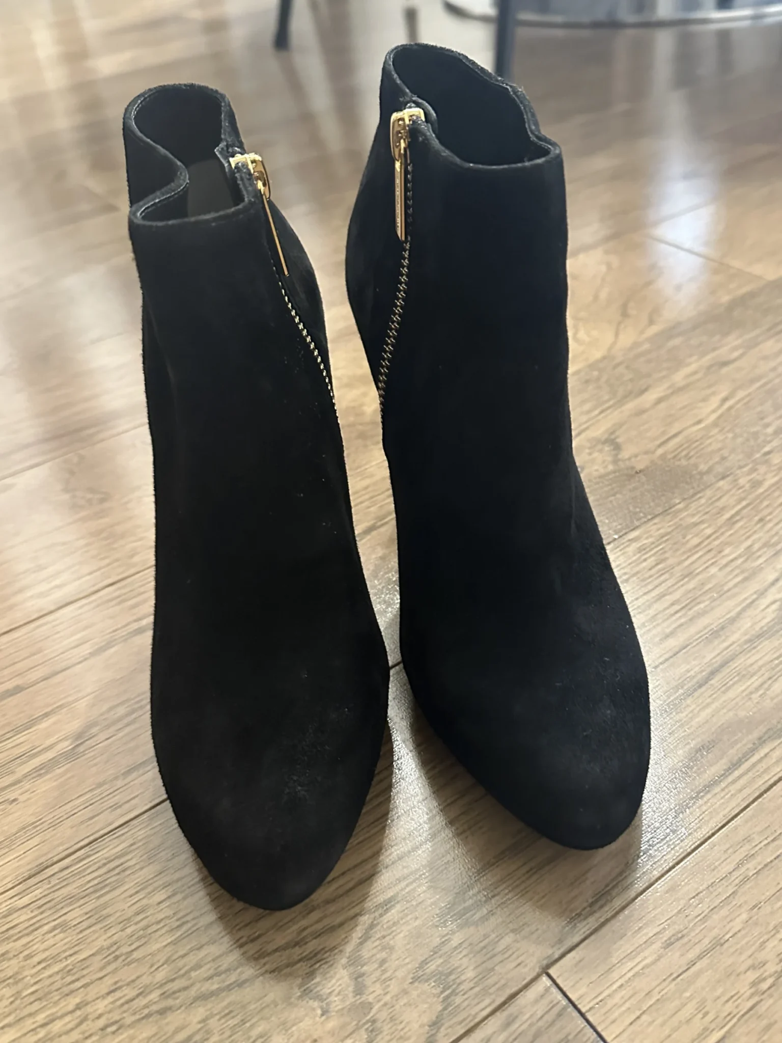 Featured image for Micheal Kors black suede ankle boot - New