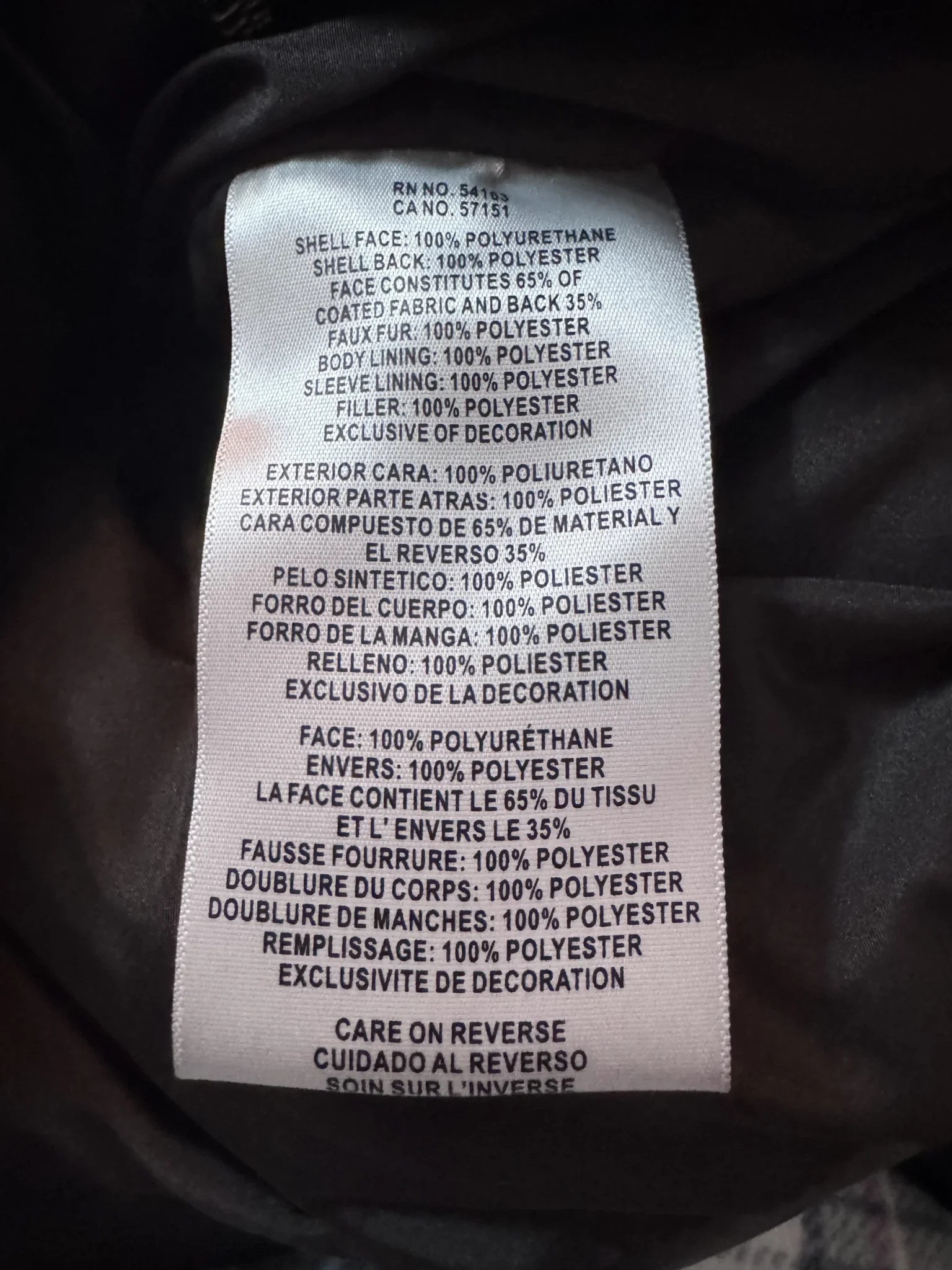 Image for Levis coat