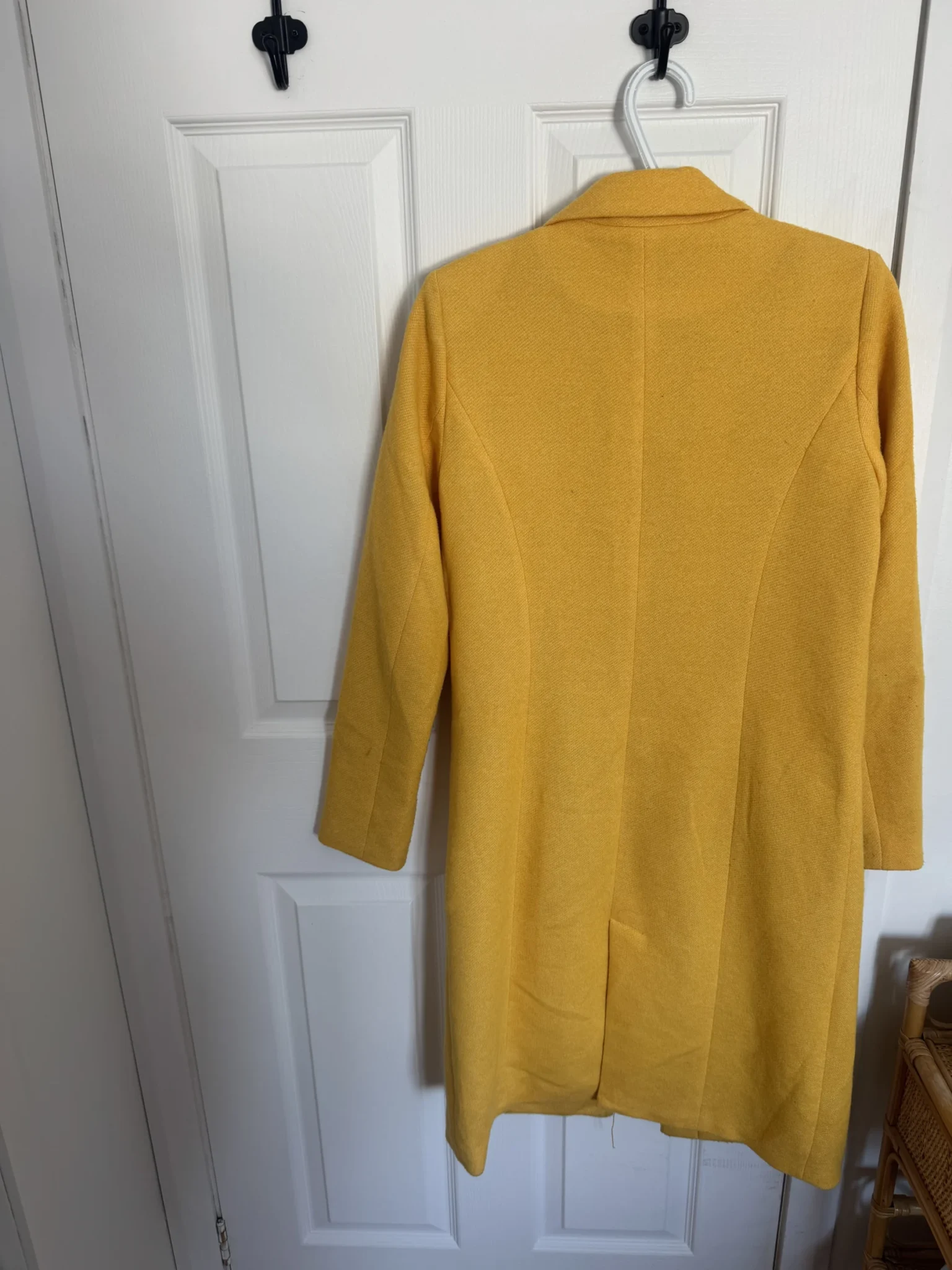 Image for Manteau long d’automne jaune