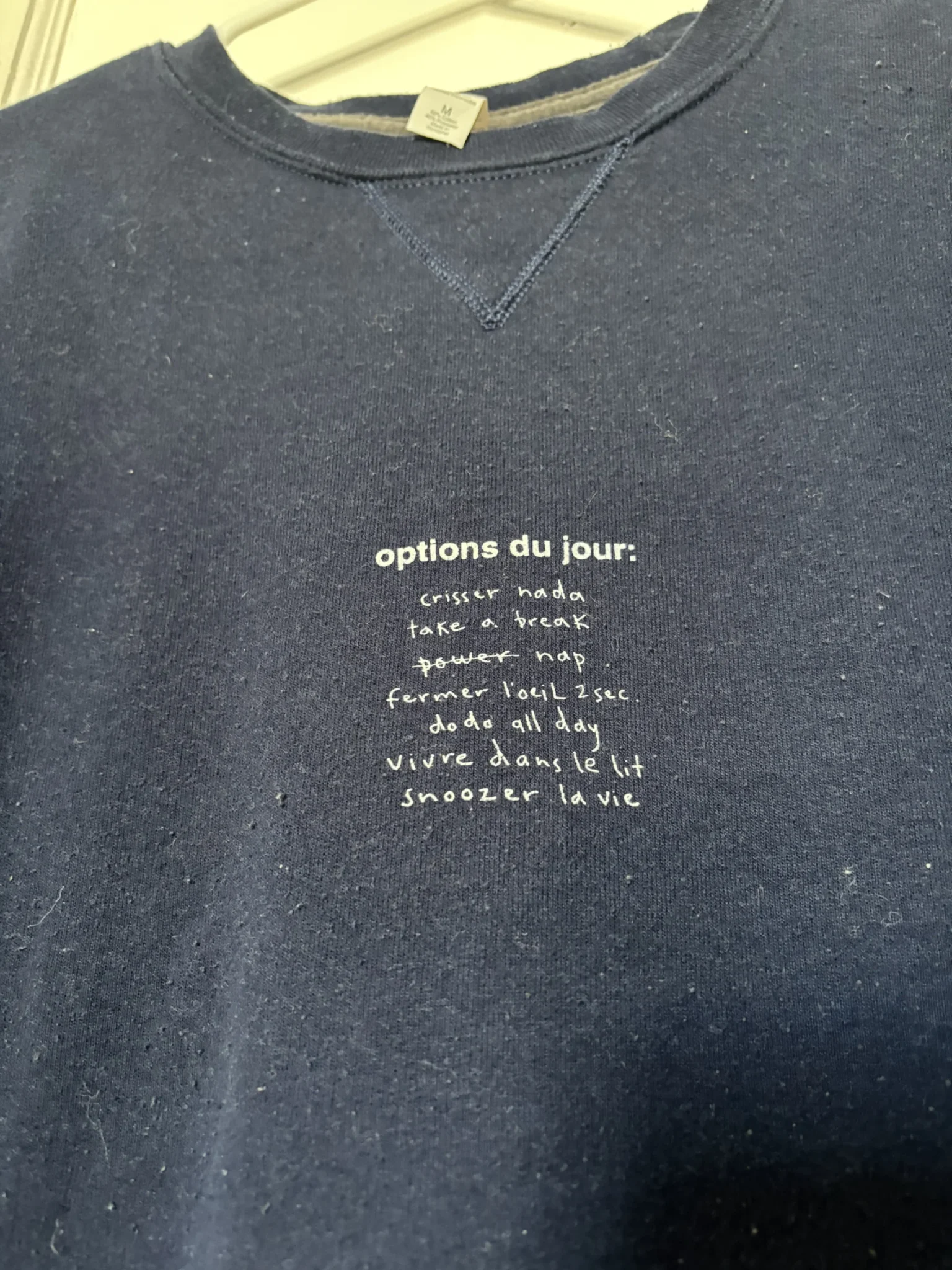 Image for Crewneck marine M C’est beau