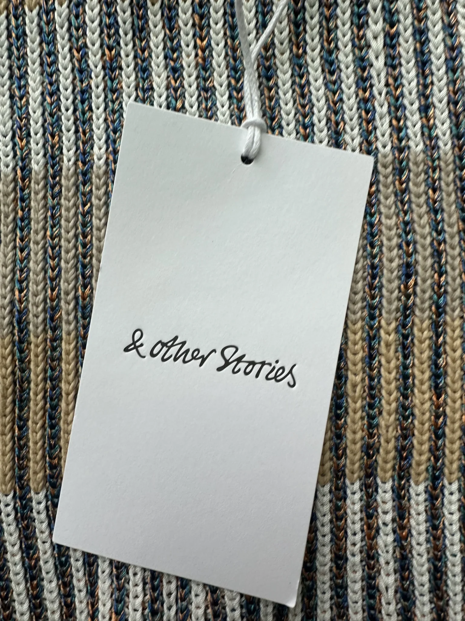 Image for And Other Stories Rib Knit T-Shirt XS