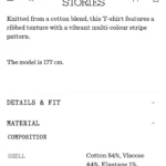 Thumbnail for And Other Stories Rib Knit T-Shirt XS