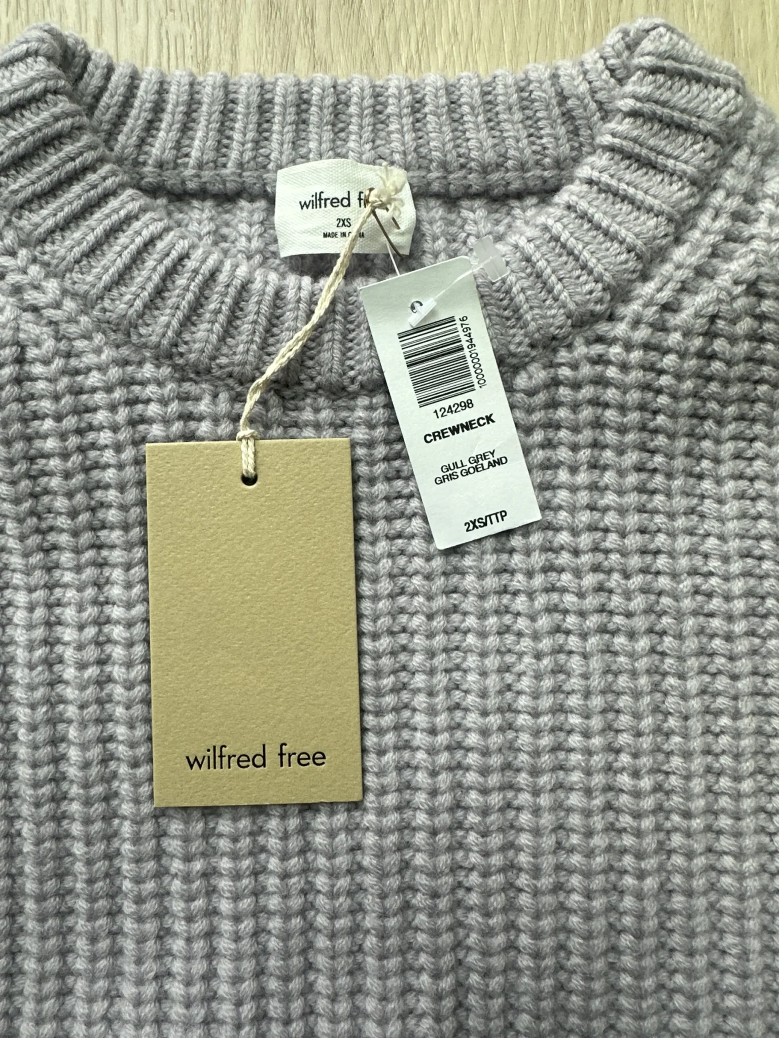 Image for Wilfred Free Crewneck Sweater 2XS