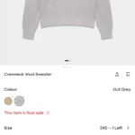 Thumbnail for Wilfred Free Crewneck Sweater 2XS