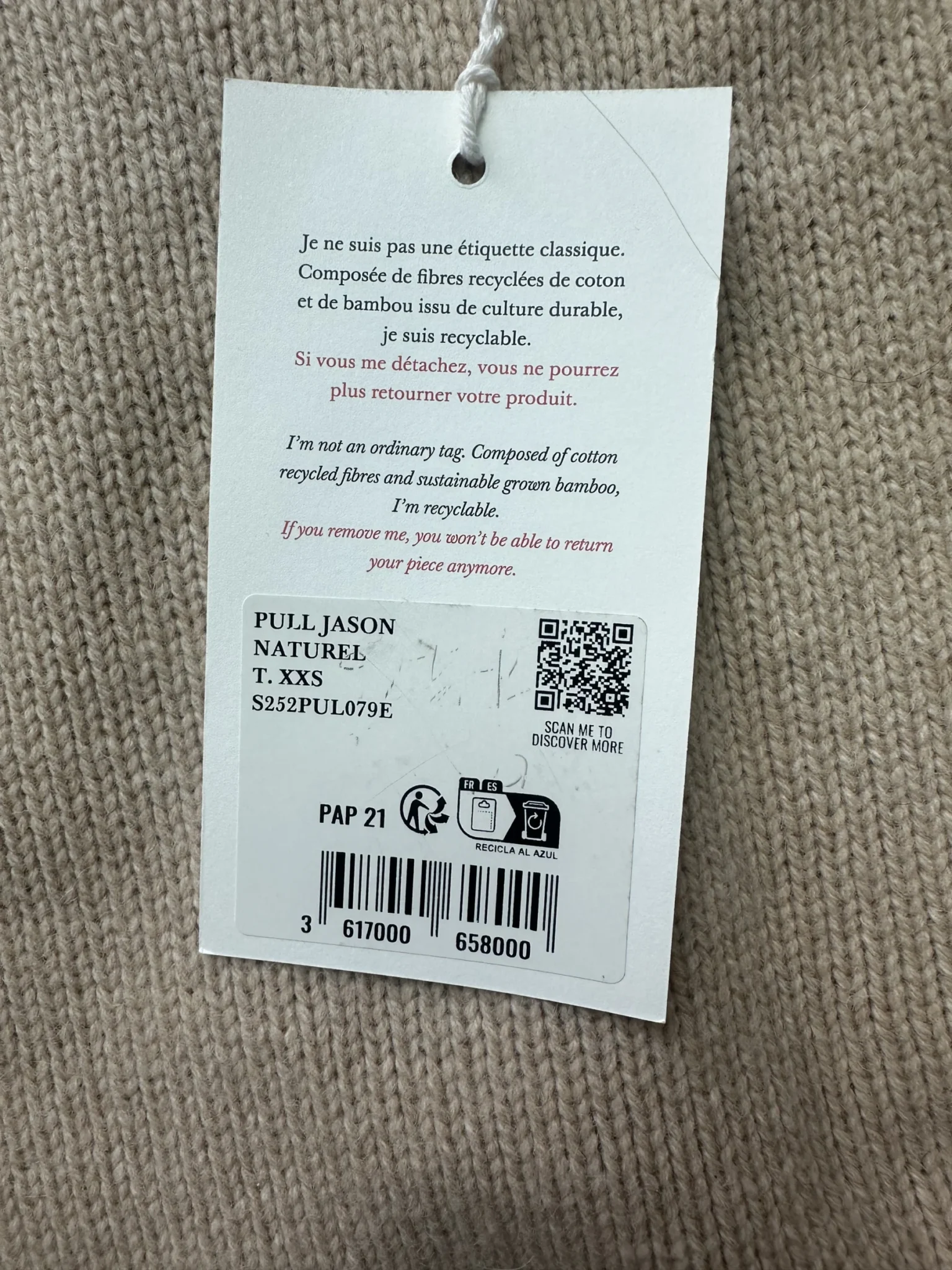Image for Sézane Yak Jumper XXS