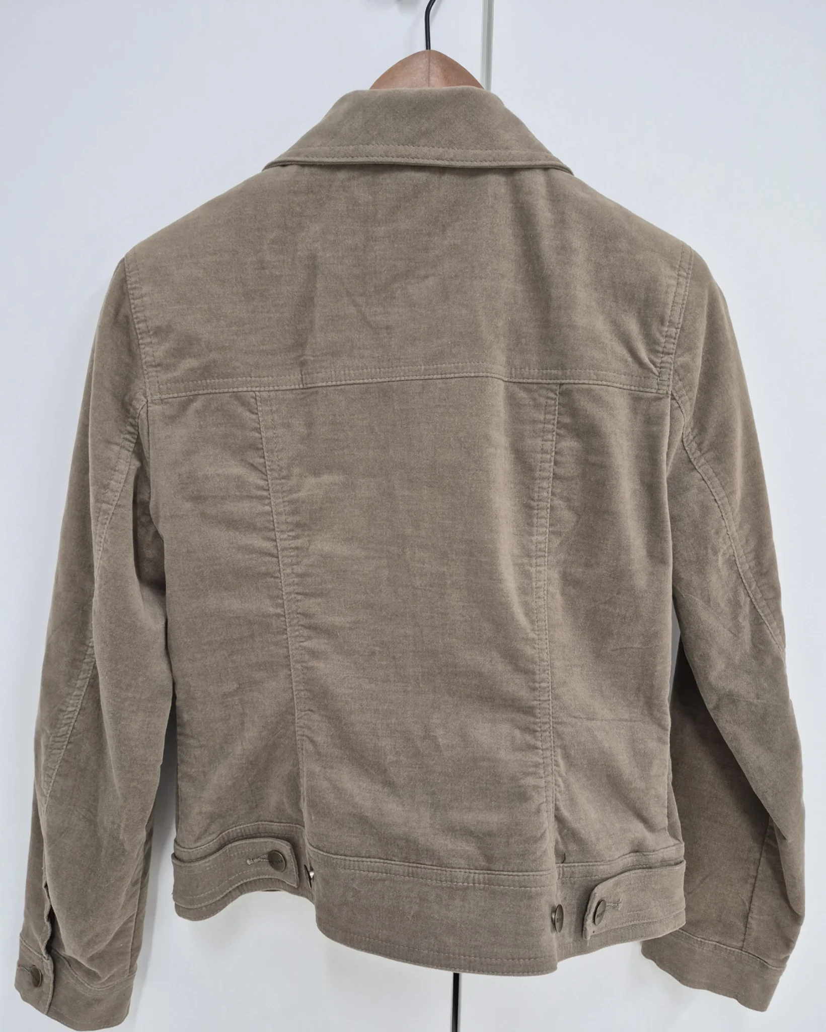 Image for Veste Renuar en velours kaki