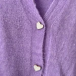 Thumbnail for ONLY knitting with heart-shaped buttons