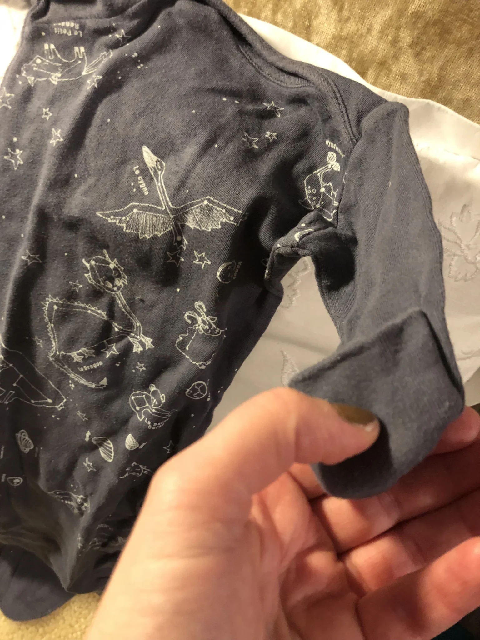 Image for Long-sleeved cotton constellation towel for newborn babies