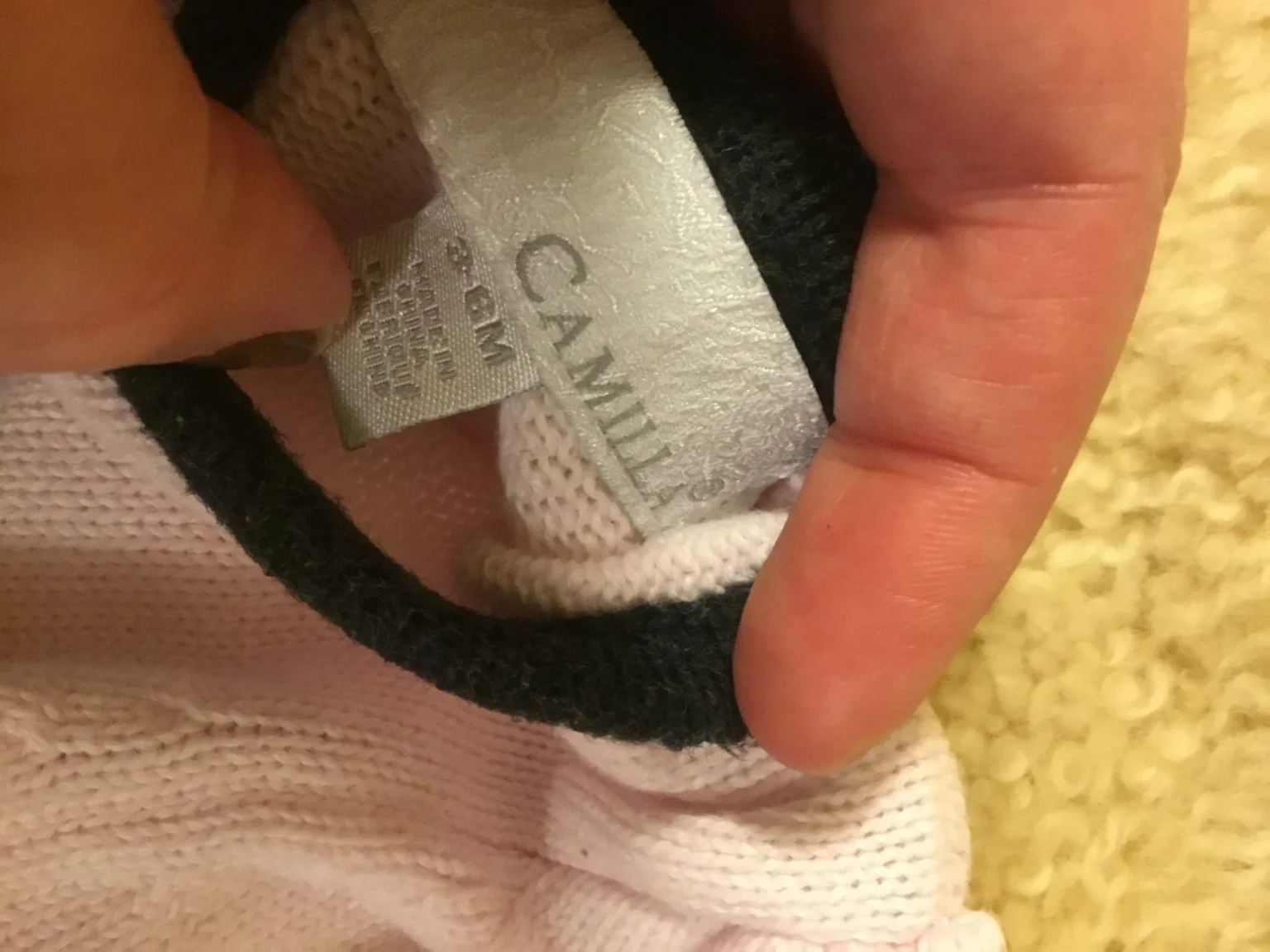Image for Belle robe en tricot 🧶 3 - 6 mois