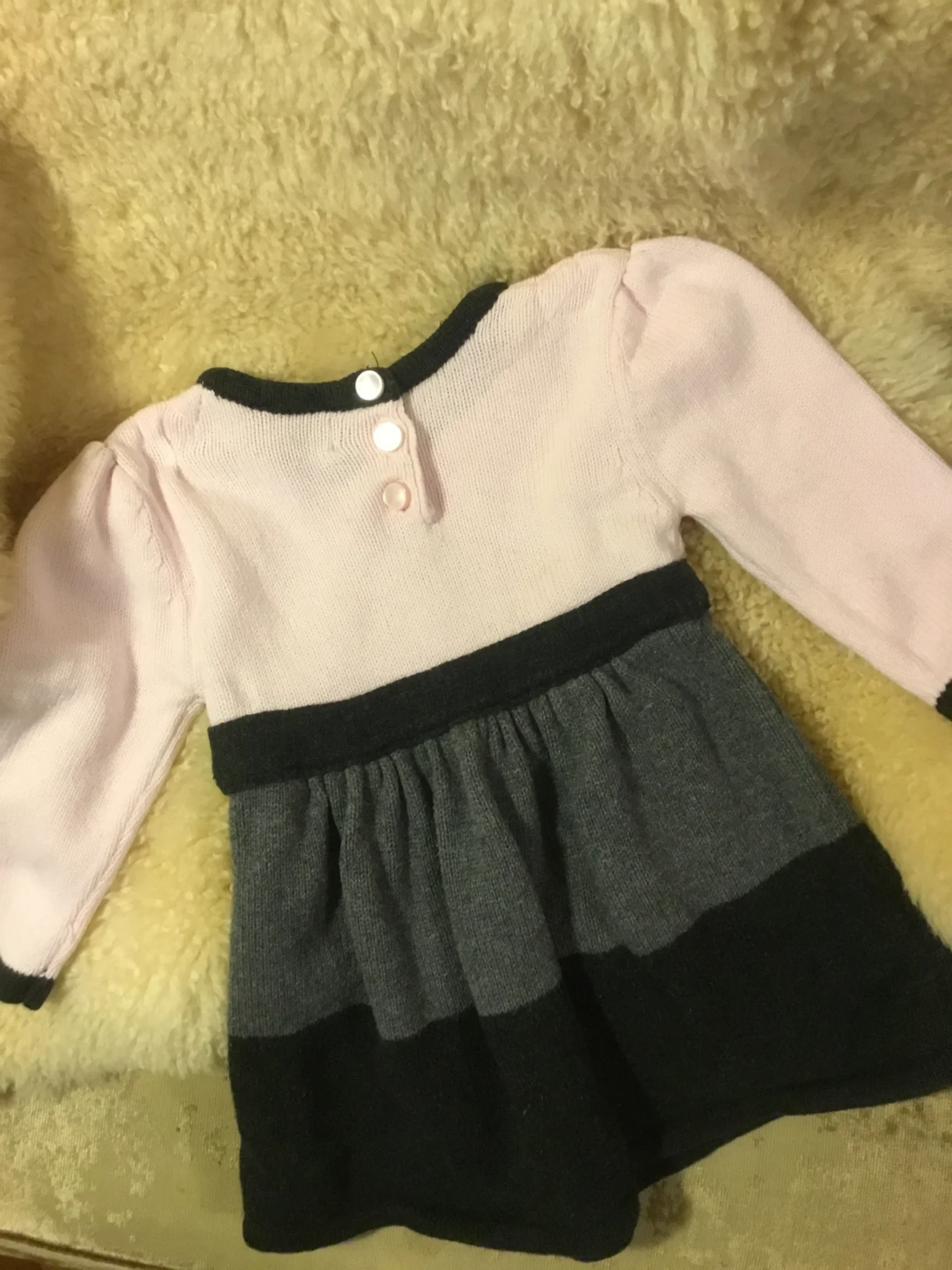 Image for Belle robe en tricot 🧶 3 - 6 mois