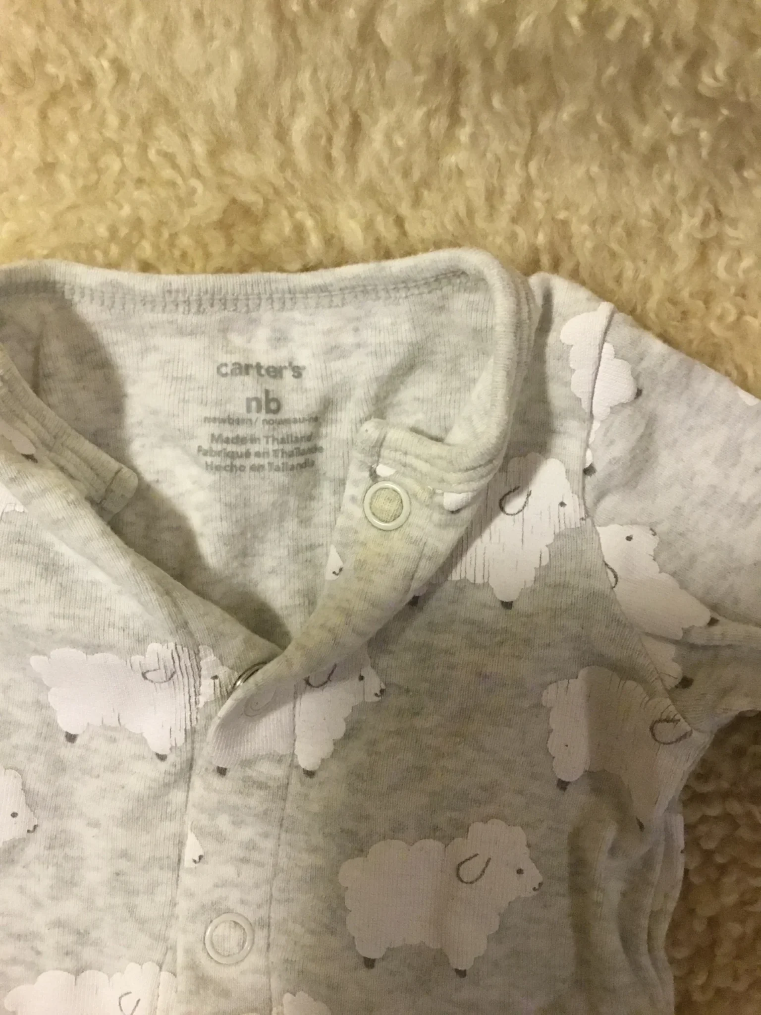 Image for Romper Pyjama pattes courtes carters nb (0)