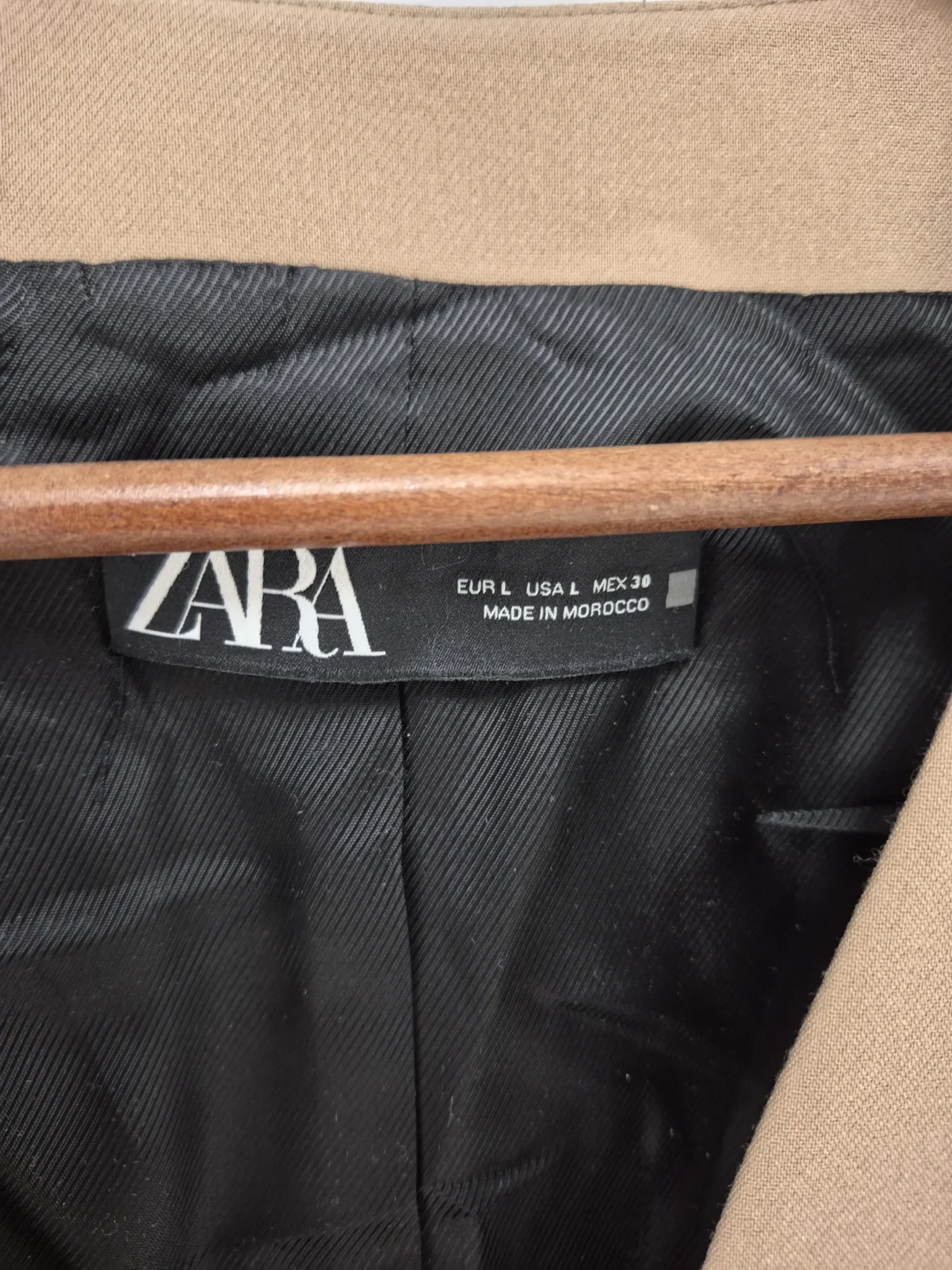 Image for Veste Zara camel