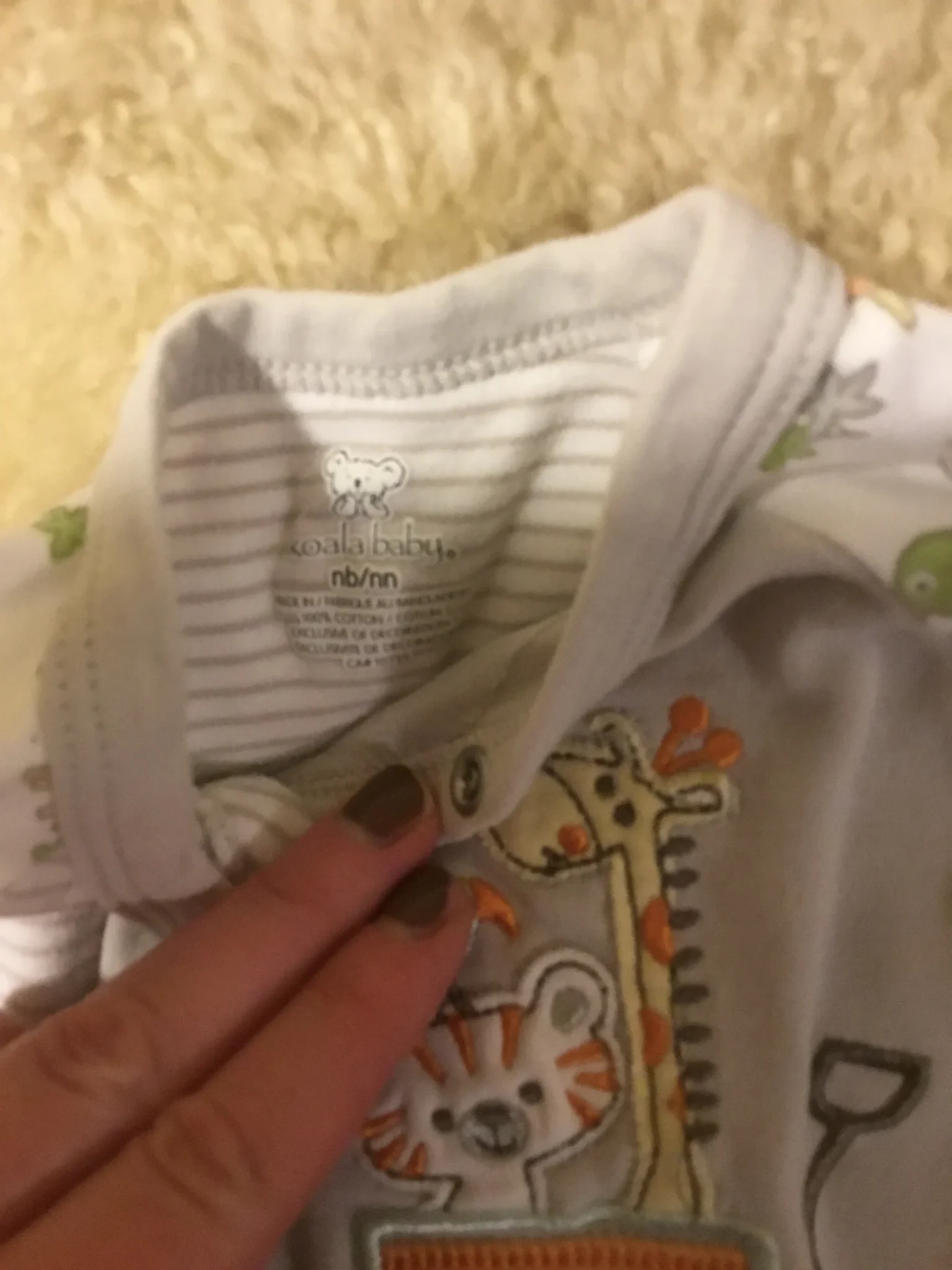 Image for Pyjama pattes longues 0 mois bébé naissant unisexe