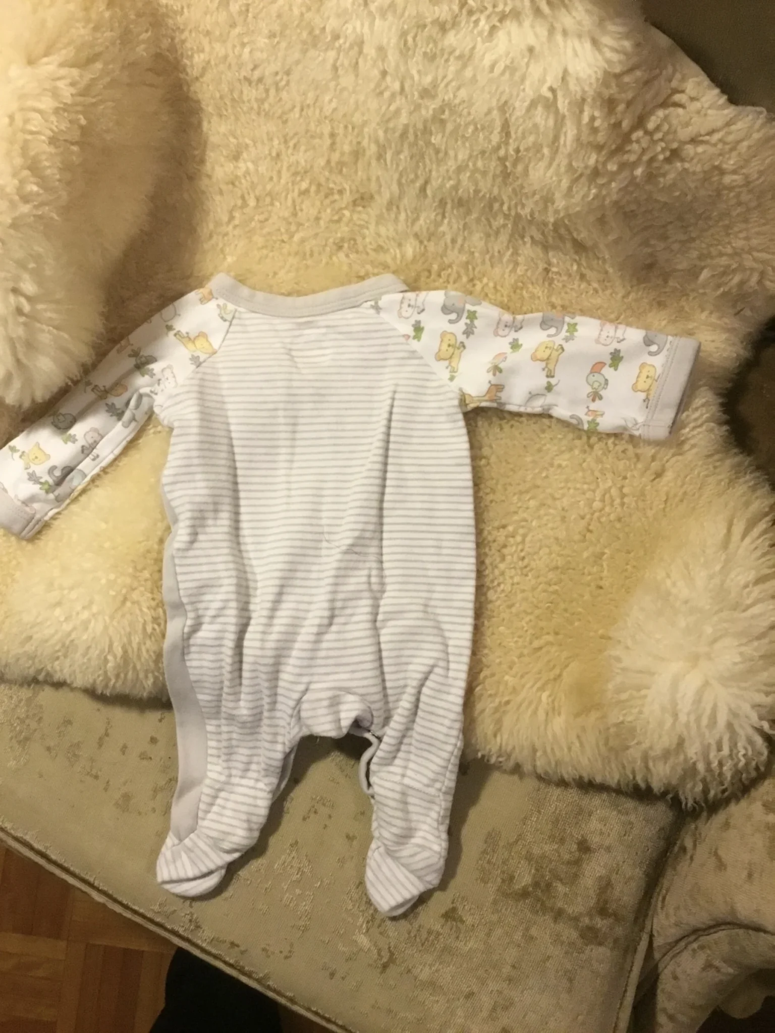 Image for Pyjama pattes longues 0 mois bébé naissant unisexe